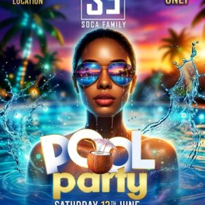 Soca Family Pool Party Admission